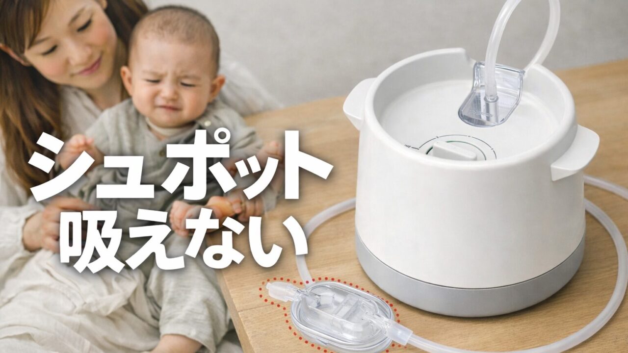 シュポット 吸えない 原因